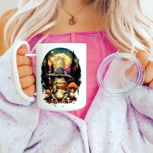 Wizard Frog Taza Aislada de Acero Inoxidable 12oz miniatura 3