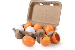 6PCS Toy Play Eggs For Kids Learning Development