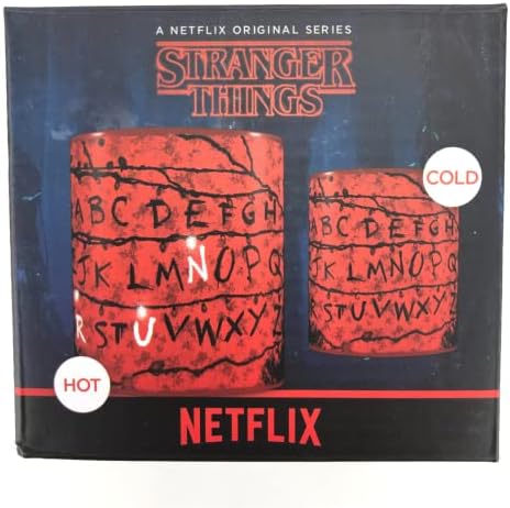 Pyramid International Stranger Things Heat Changing Mug Alphabet 11oz in Presentation Box - Official Merchandise