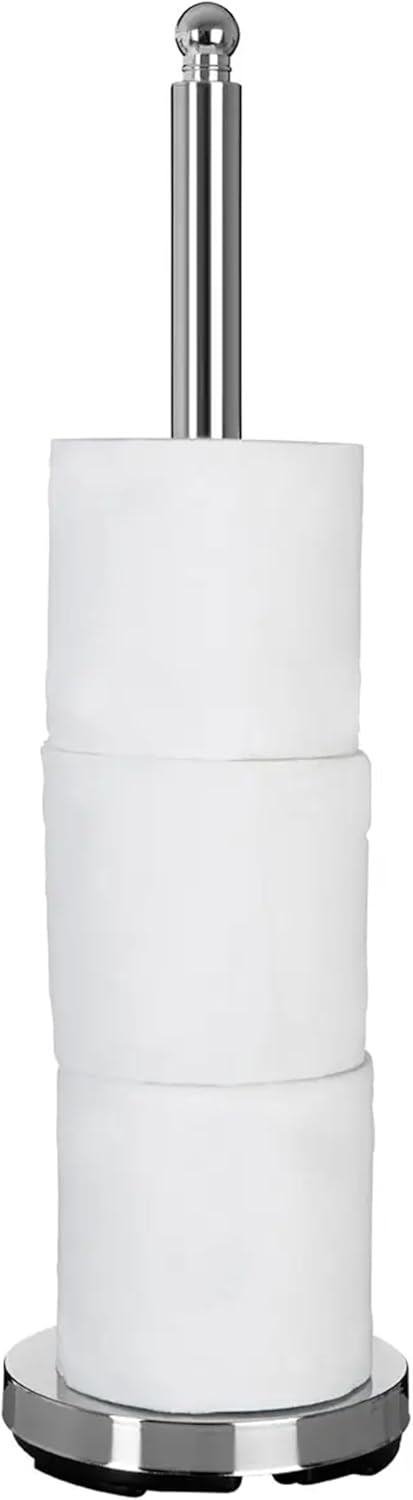 Premier Housewares Toilet Roll Storer - Chrome