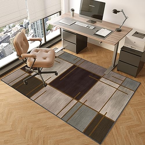 Tapis chaise de bureau 140x160 cm FANDIAO protection haut de gamme pour plancher et bois