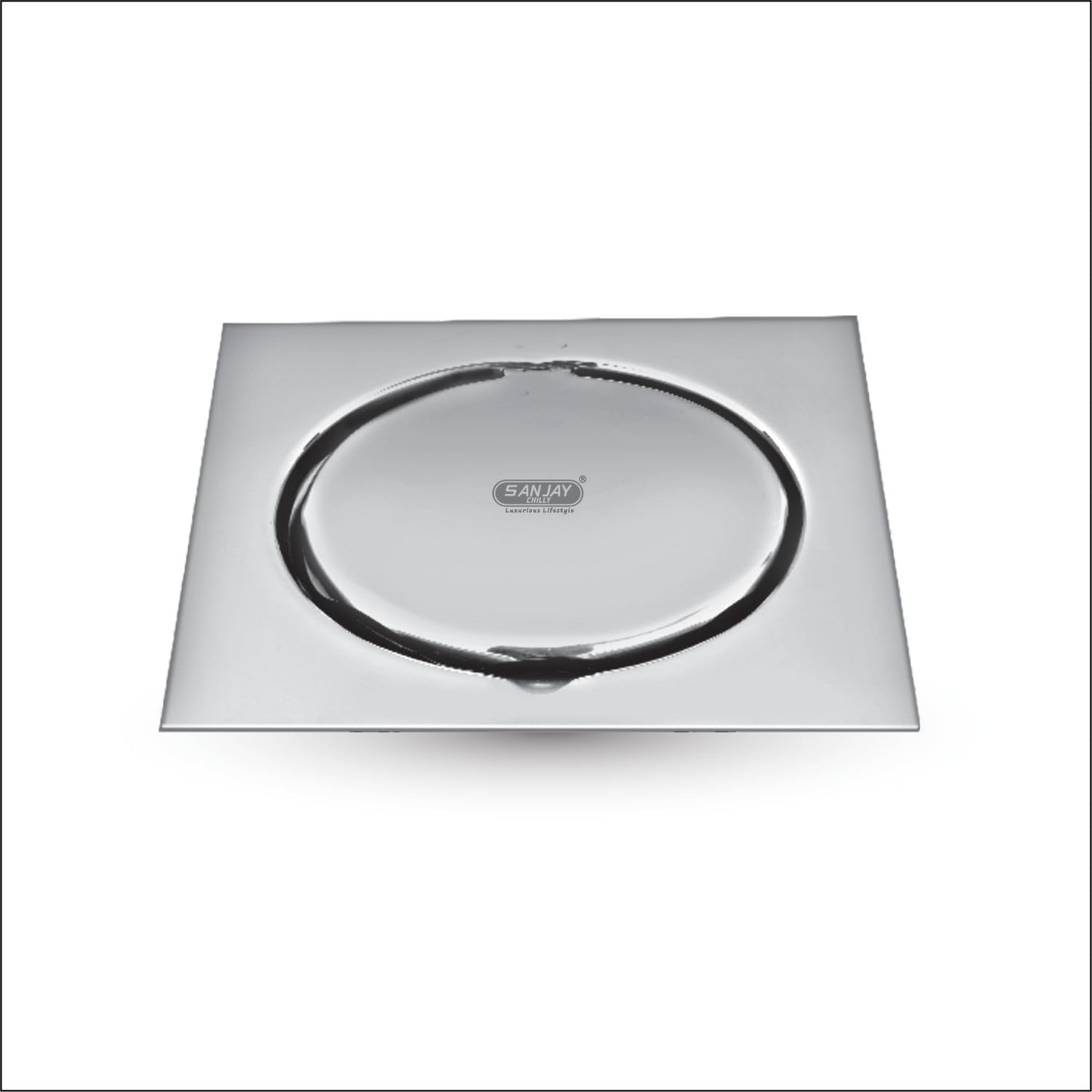Sanjay Chilly Square SS Floor Drain Cover Jali 304 Grade for Bathroom Gratings Kitchen Sink Water Drain Strainer Bathtub Laundry Washbasin (Lifestyle Series Silver 5½ x 5½ Inch)-image-33