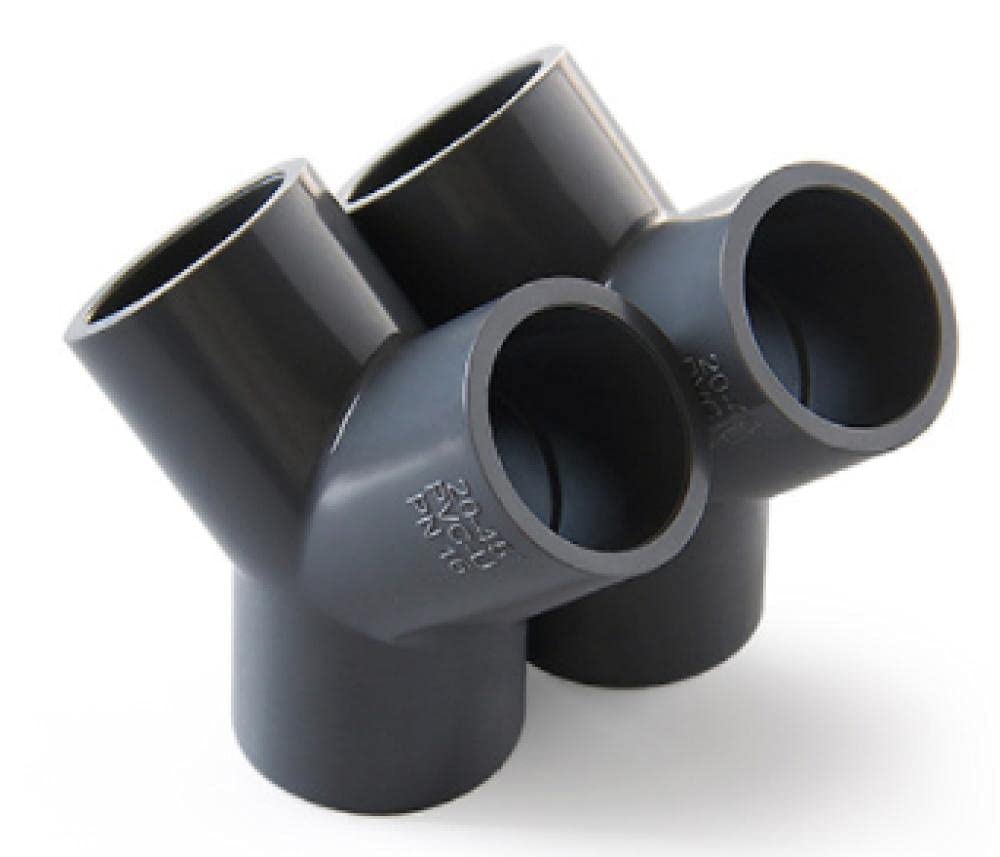 30 Raccordi A T Per Tubi PVC 16mm - Giunti Per Guaine Elettriche E Impianti Irrigazione - Foto 11