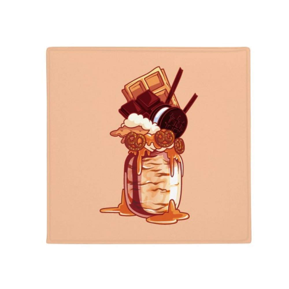 Tapis de sol de cuisine antidérapant motif bouteille de crème glacée pour entrée et animaux