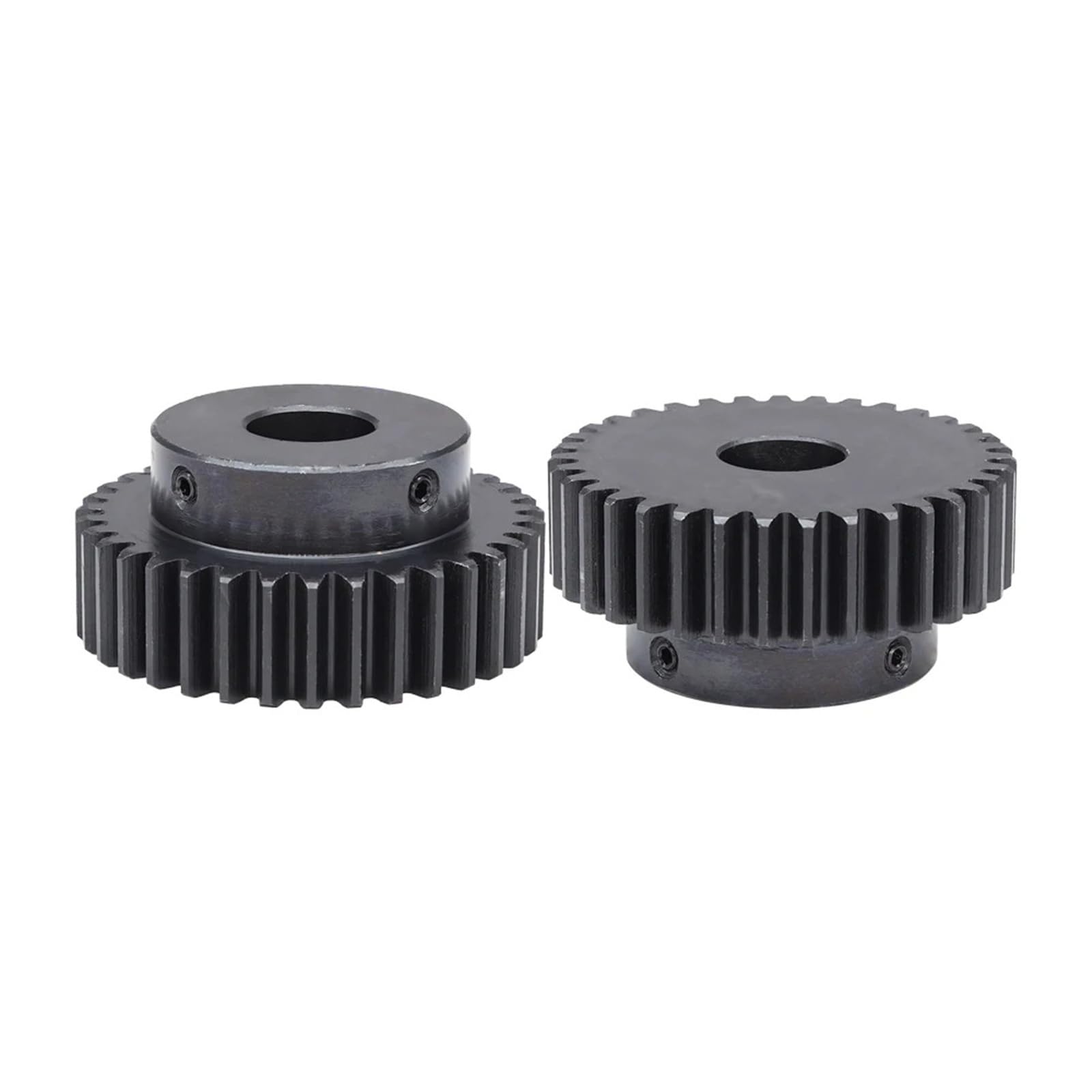 Set di Ingranaggi del pignone, 2M-35T/36T Alesaggio 10/12/14/15/19/20/25 mm Ruota dentata annerita SC45#Acciaio al Carbonio Altezza Denti 20 mm Altezza ingranaggio 35 mm(2M36T - Bore 20 mm)