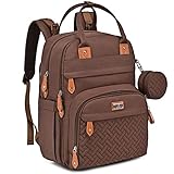 Was du bekommst - Ein geräumiger, umbaubarer Rucksack (Größe: 42 x 21 x 31 cm, 26L), ein leicht abwischbares, faltbares Wickelpolster (Größe: 59 x 37 cm), integrierte Kinderwagengurte und eine abnehmbare Schnullertasche. Die Wickeltasche wird mit allem geliefert, was sie unterwegs benötigen, um alles für das Baby und auch etwas für sie zu verstauen