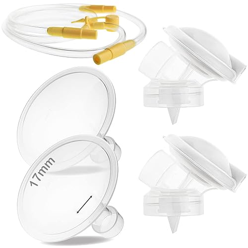 NENESUPPLY Piezas de bomba con bridas de 0.669 in compatibles con bomba Medela en estilo Maxflow Extractor de leche y Personalfit Flex. Incluye