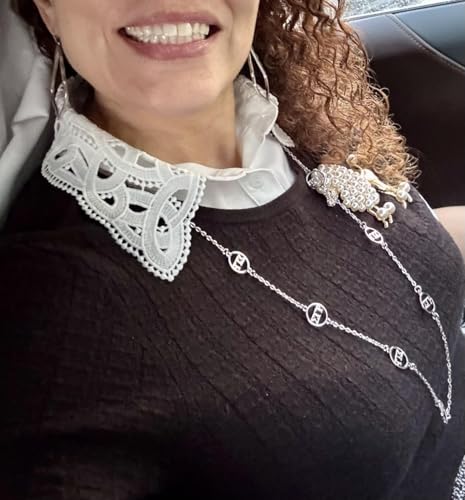 Fake Collar Detachable Dickey Collar Blouse Half Shirts Peter Pan Collar for Women & Girls3