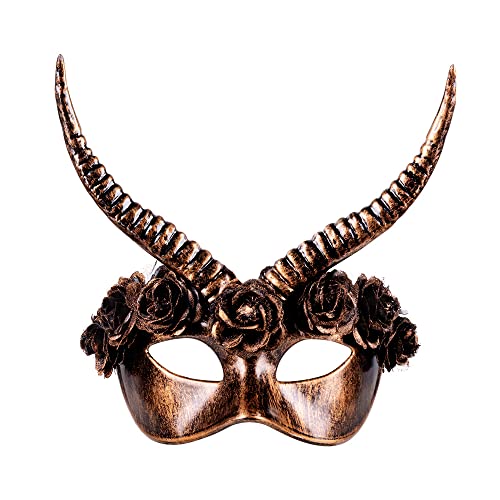 Boland 10134173 - Máscara de olhos Mama Legba, bronze, tamanho padrão