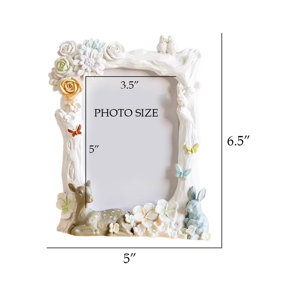 Amazon.com - PEHAPPYT 5 X 6.5 Inch Resin Photo Frame Vintage