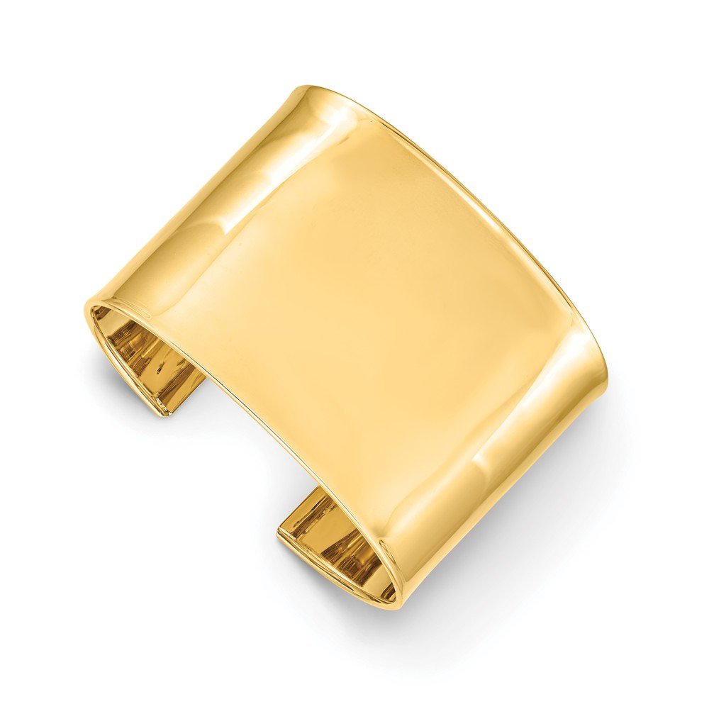 Jewels By Lux 14K Yellow Gold 47mm Polished Bangle