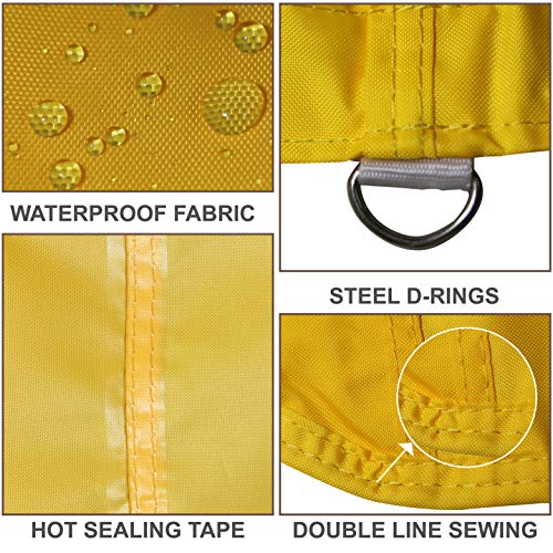 Abccanopy Replacement Canopy Top For Pop Up Canopy Tent (10X10, Yellow) #TOP2