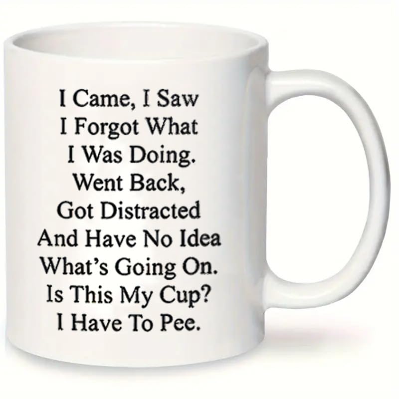 Coffee Mug For The Elderly, Ceramic Coffee Cups, Senior Women Man Water Cups, Summer Winter Drinkware, Birthday Gifts, Holiday Gifts, Christmas Gifts, New Year Gifts, Valentine's Day Gifts