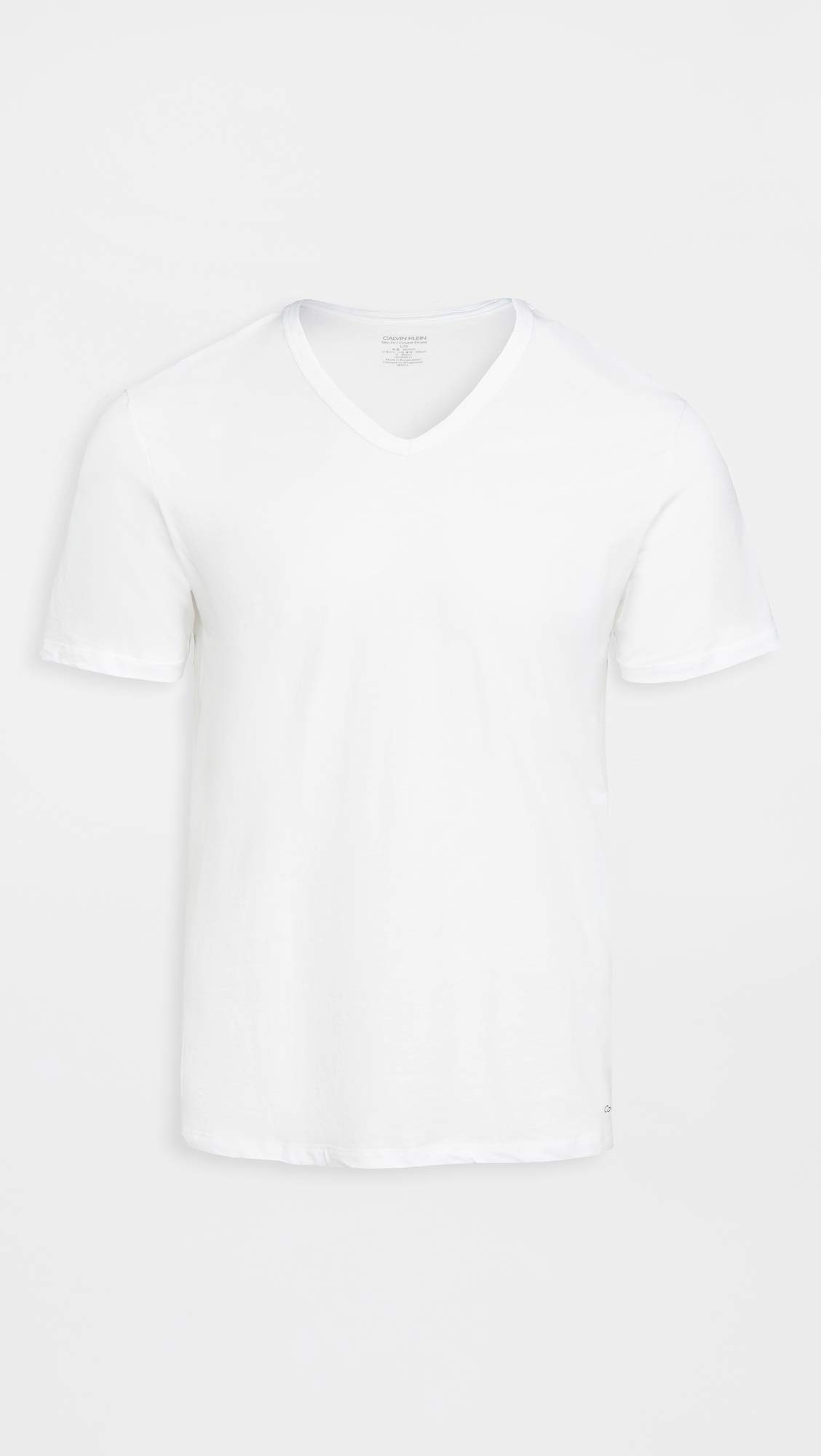Calvin Klein Herren Cotton Classic Slim Fit V Neck T-Shirts Unterwsche (3er Pack)