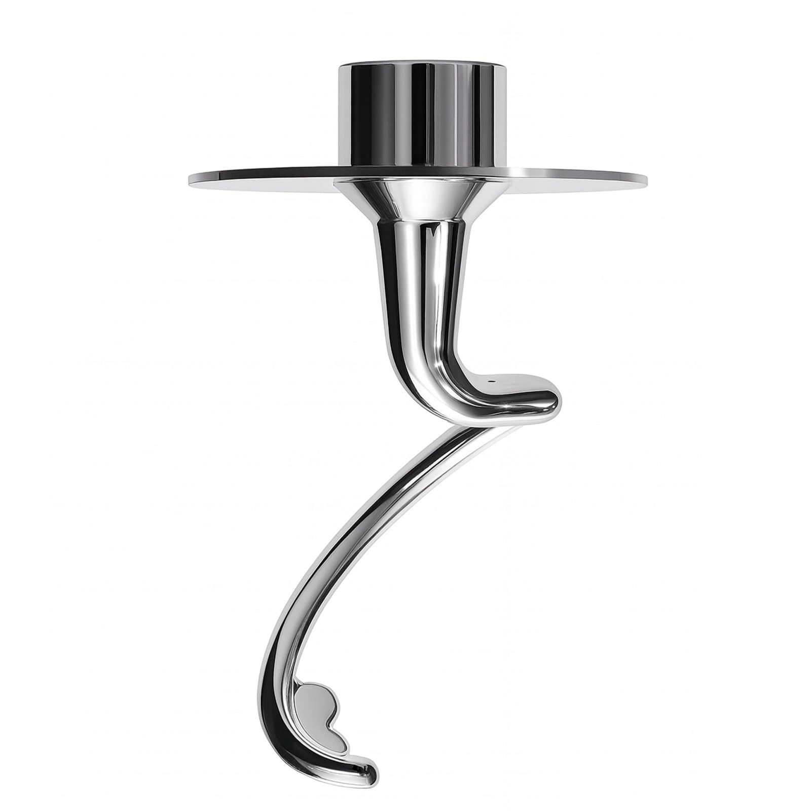Stainless Steel Spiral Dough Hook K45DH for KitchenAid 4.5–5 Quart Tilt-Head Stand Mixers by MMOBIEL – Spiral Dough Hook Attachment for KitchenAid - Mixing Accessory Replacement - Dishwasher Safe