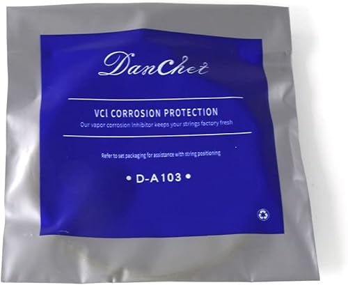 Miniatura 8 de Danchet C312 - Cuerdas de guitarra clásica de cobre chapado en plata, tensión normal (1 juego)