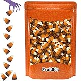 Halloween Candy Corn Treats, Gluten-Free, Fun & Festive Holiday Snacking (Spooky Indian Candy Corn, Half-Pound)
