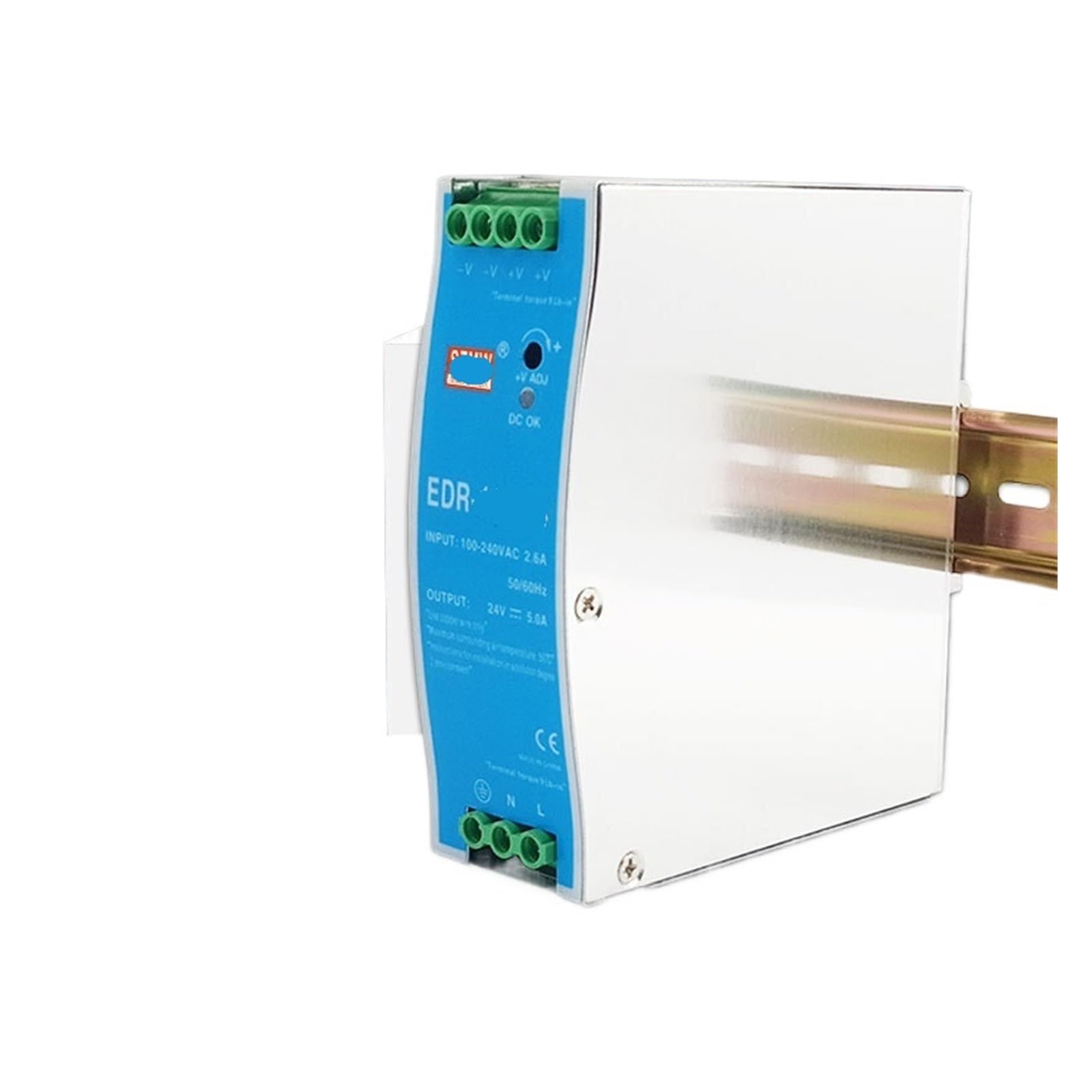 PWANUIGTE Rail-Mounted Switching Power Supply EDR NDR-120W-12V/24V Output DC Voltage Regulator(NDR-120-12)