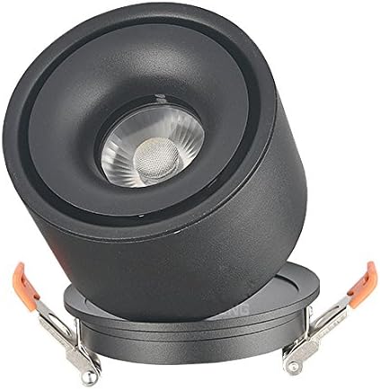12W Dimmable LED Ceiling Down Light Recessed Mounted Decor Lamp Fixture White Finish Pure White