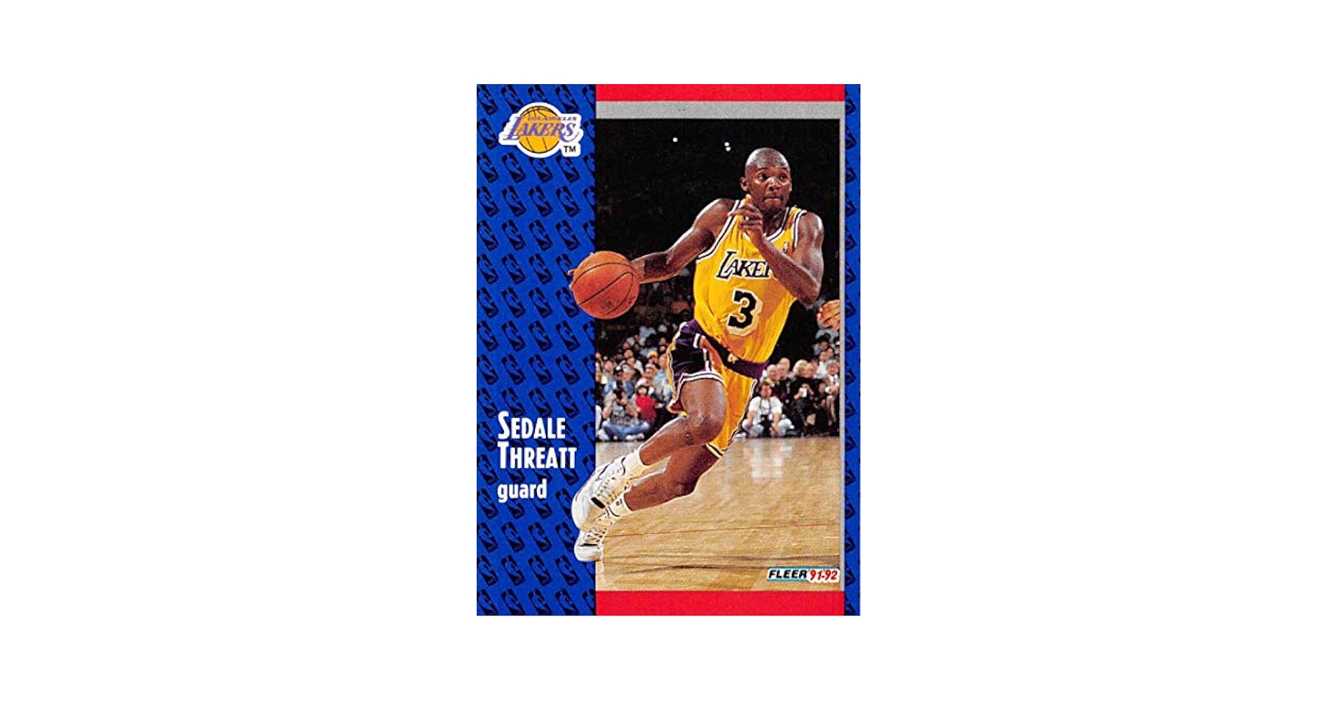 Amazon.com: 1991-92 Fleer Basketball #304 Sedale Threatt Los
