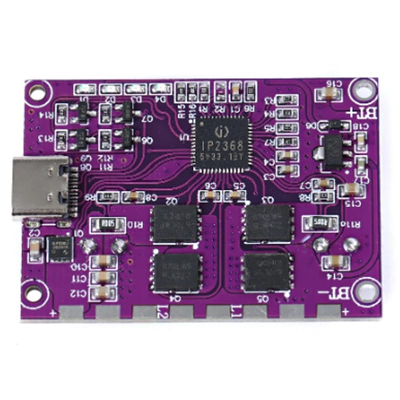 Tuidzljd 1 PCS IP2368 100W Bidirectional Fast Charging Module -Boost Type-C Interface 4S Lithium Battery Fast Charging Board