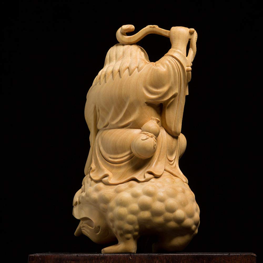 Amazon.co.jp: 彫刻 笑い袋仏中国神話ツゲの木版画家の木版画工芸品