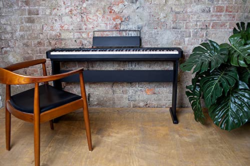 Casio CDP-S110BK Digitalpiano schwarz mit 88 gewichteten Tasten & CS-46P Basisstand schwarz für Casio CDP-S100, CDP-S350
