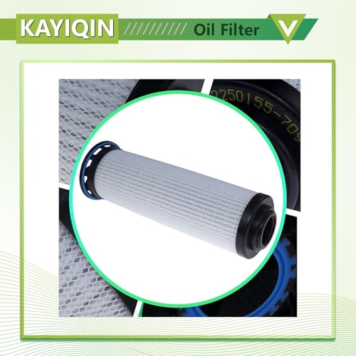 Image of 02250155-709 KAYIQIN Oil Filter Compatible with WA30 /37 /45 Machine Type Air Compressor, 1800-4500V Replacement Part