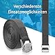 4 STK. Ratschen Zurrgurte, Spanngurte, verstellbare Hochleistungs Haltegurte mit Schnalle für Fahrradträger, Motoren, LKWs, Anhänger, Gepäck, Autodachträger, Befestigungsgurte - 5 m