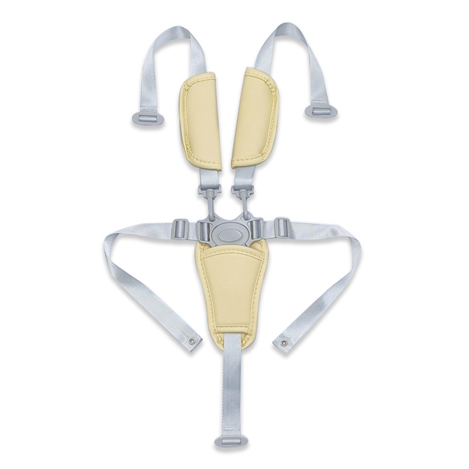 KMGDM 5-Point Baby Harness with PU Padding for Highchairs, Strollers & Feeding Seats Feeding Chair Gear