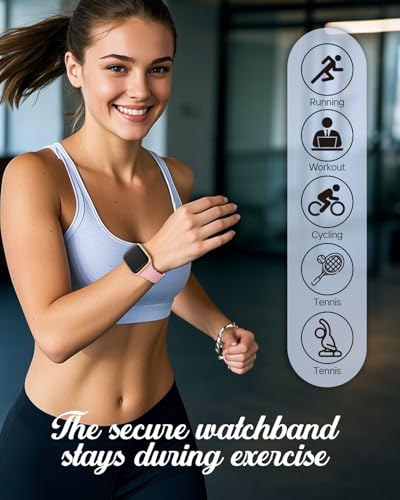Sunnywoo Lace Sport Silicone Band Compatible with Apple Watch 38mm 40mm 41mm 42mm 44mm 45mm 46mm 49mm for Women, Soft Wristband Waterproof Replacement for iWatch Series Ultra 10 9 8 SE 7 6 5 4 3 2 1