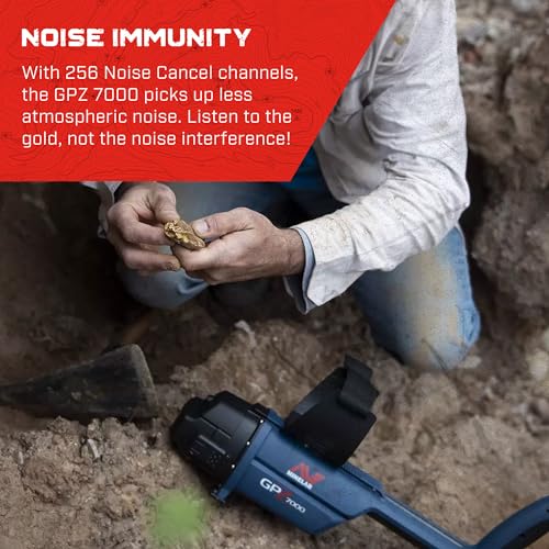 Image of Minelab GPZ 7000 Extreme Depth Gold Detector for Adults with Super-D Waterproof Coil