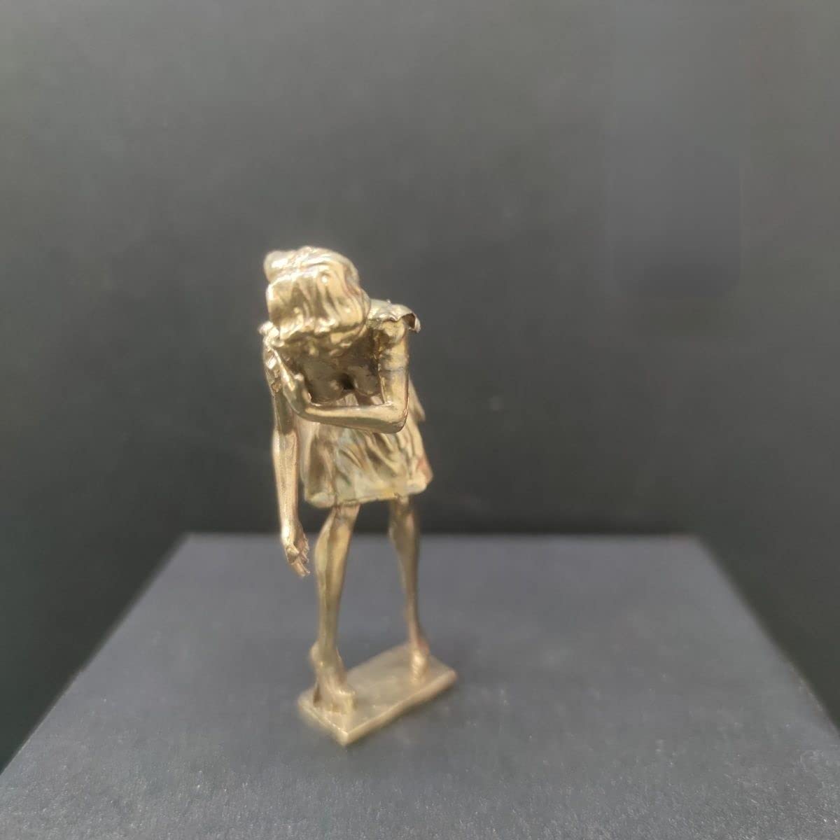 Amazon.co.jp: 銅フィギュア彫刻レトロ美像クリエイティブ工芸品の装飾