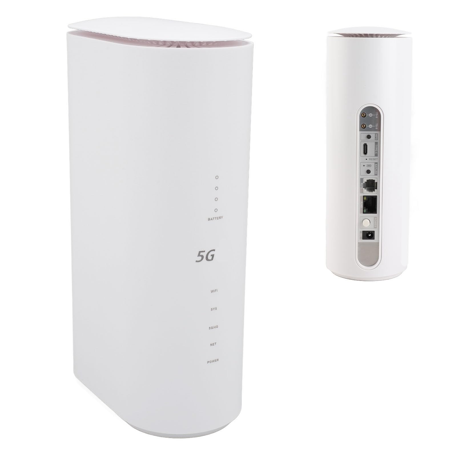 Router 5G, 8 Antenne Ad Alto Guadagno, 32 Utenti, Basso Consumo Energetico, Dissipazione del Calore, connettività Continua con Slot per Scheda SIM, per Casa, Ufficio, Viaggi