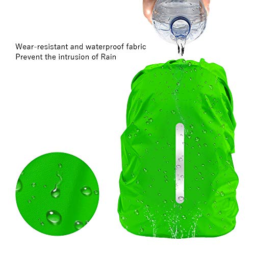 LAMA Backpack Rain Cover, Waterproof, for School Bags, with Reflective Strips, Adjustable Buckle S (18L-25L) M (26L-40L) L (41L-55L) - Image 4