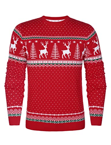 Aottori Weihnachten Pullover Damen Weihnachtspullover Familie Set...
