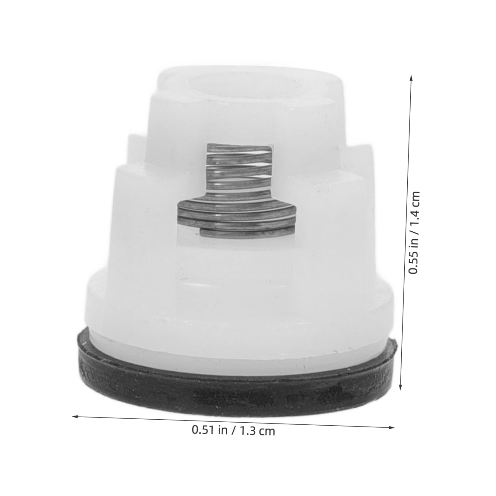 Kit de 10 Válvulas Unidireccionales de Plástico PP para Hidrolimpiadora, Accesorio Blanco Compatible Lavadoras de Presión para Lavado de Coche