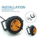 AutoTime 2 Pack 25W LED Work Light Flood Spot Combo Beam 3000K Yellow Amber Led Pods Light Small Offroad Driving Fog Light for Motorcycle SUV Truck Wrangler Boat Tractor