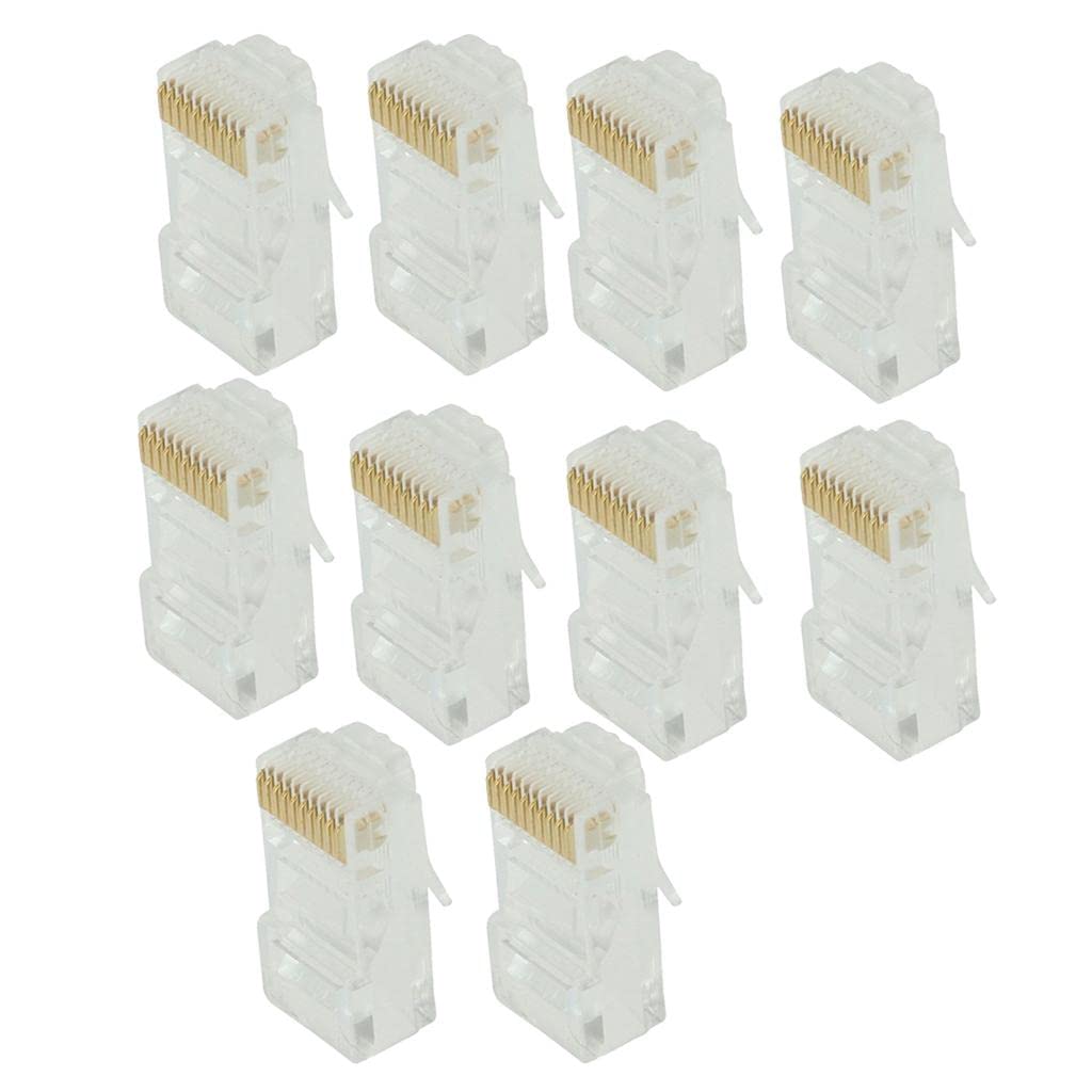 CALANDIS™ 2x10pc RJ50 Keystone Jack Module Network Connector Enternet Module Clear | Plugs Jacks & Wall Plates | Networking Cables & Adapters | Computer Cables & Connectors-image-10