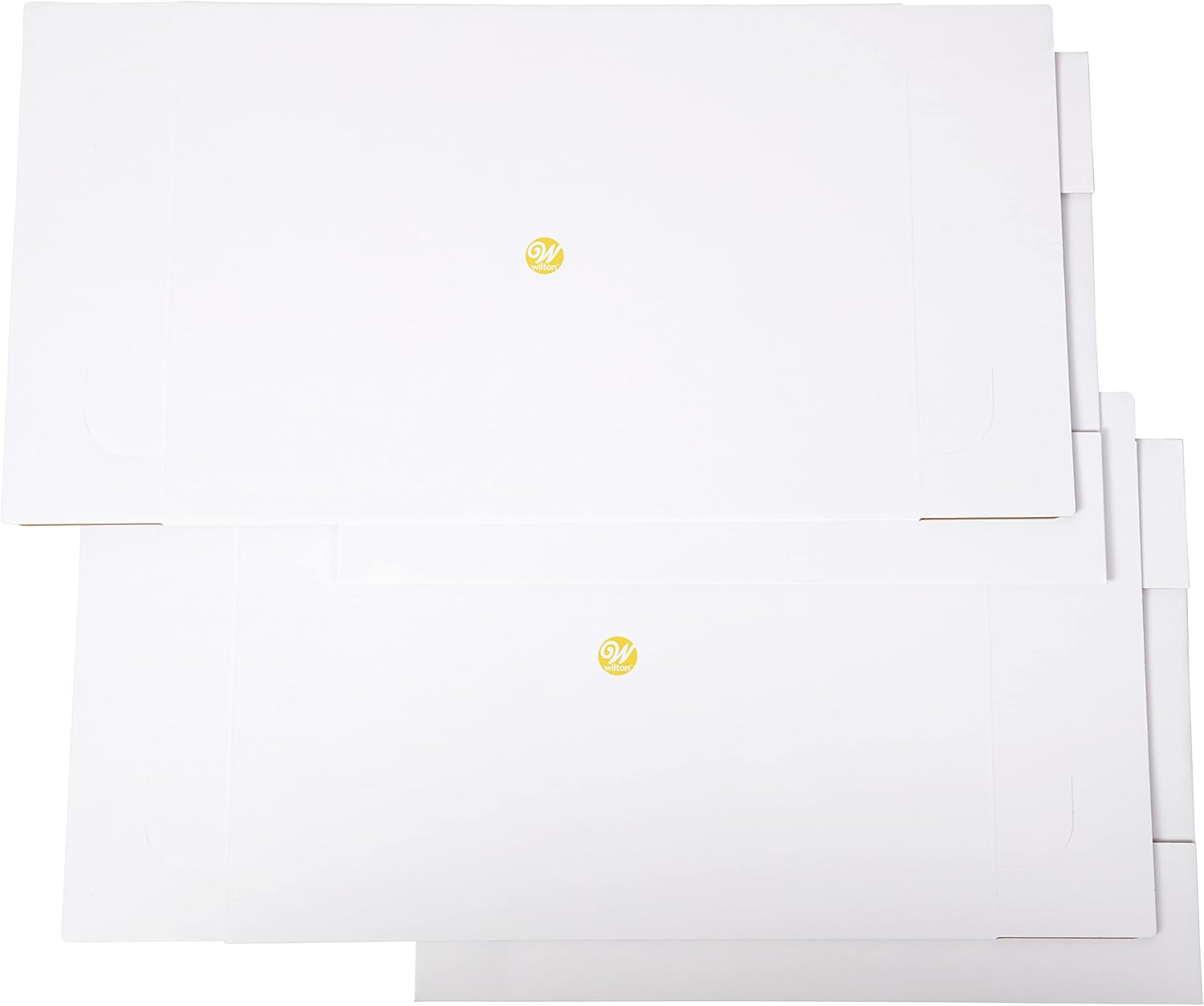 Wilton 2-Pack Corrugated Cake Box, 19 by 14 by 4-Inch