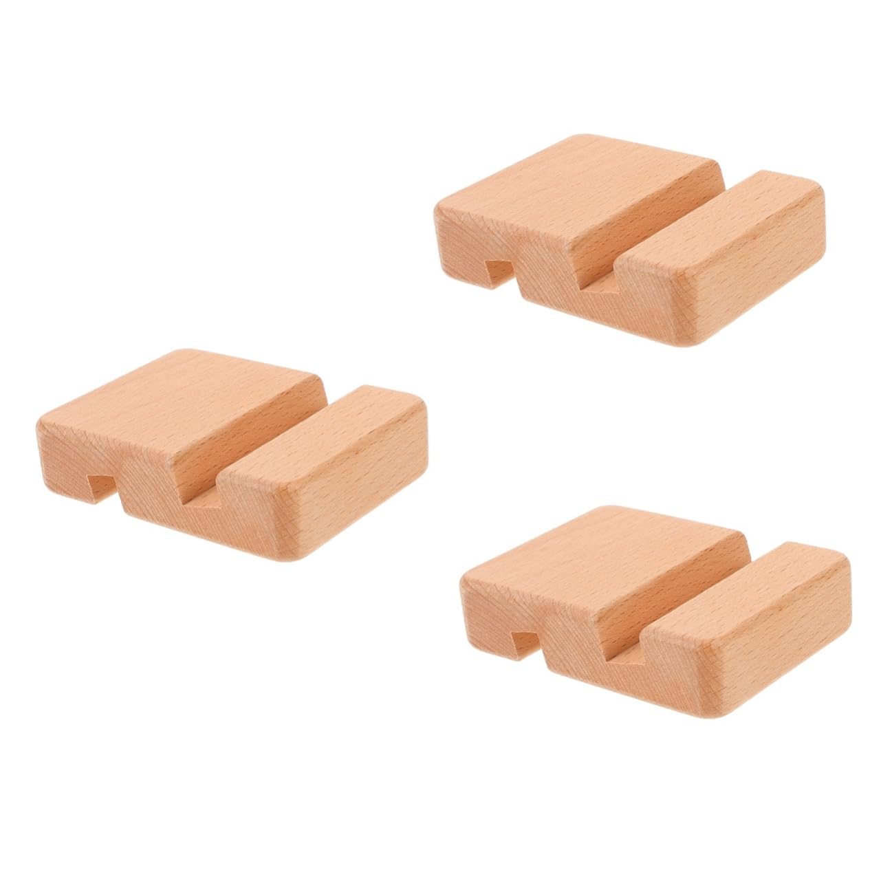 Operitacx 4pcs Wooden Embroidery Hoop Stand Cross Stitch Hoop Holder Base Display Stand