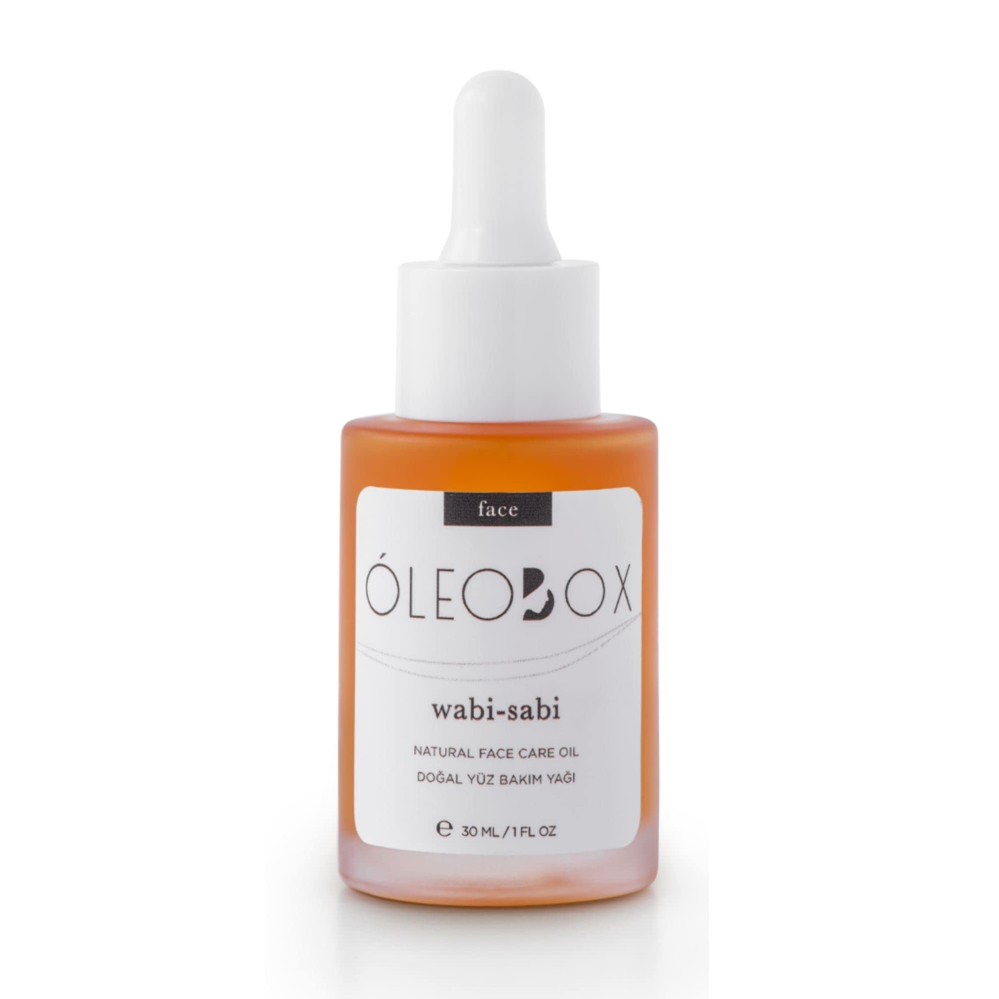Oleobox Wabi-sabi Yüz Bakım Yağı - Kuşburnu ve üzüm çekirdekli - 30 ML