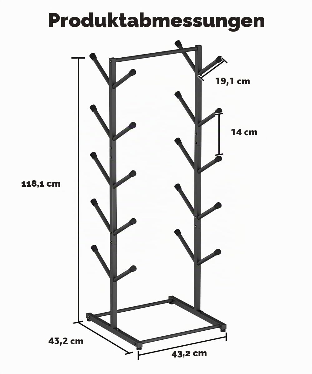 Stehender Skateboard-Rack