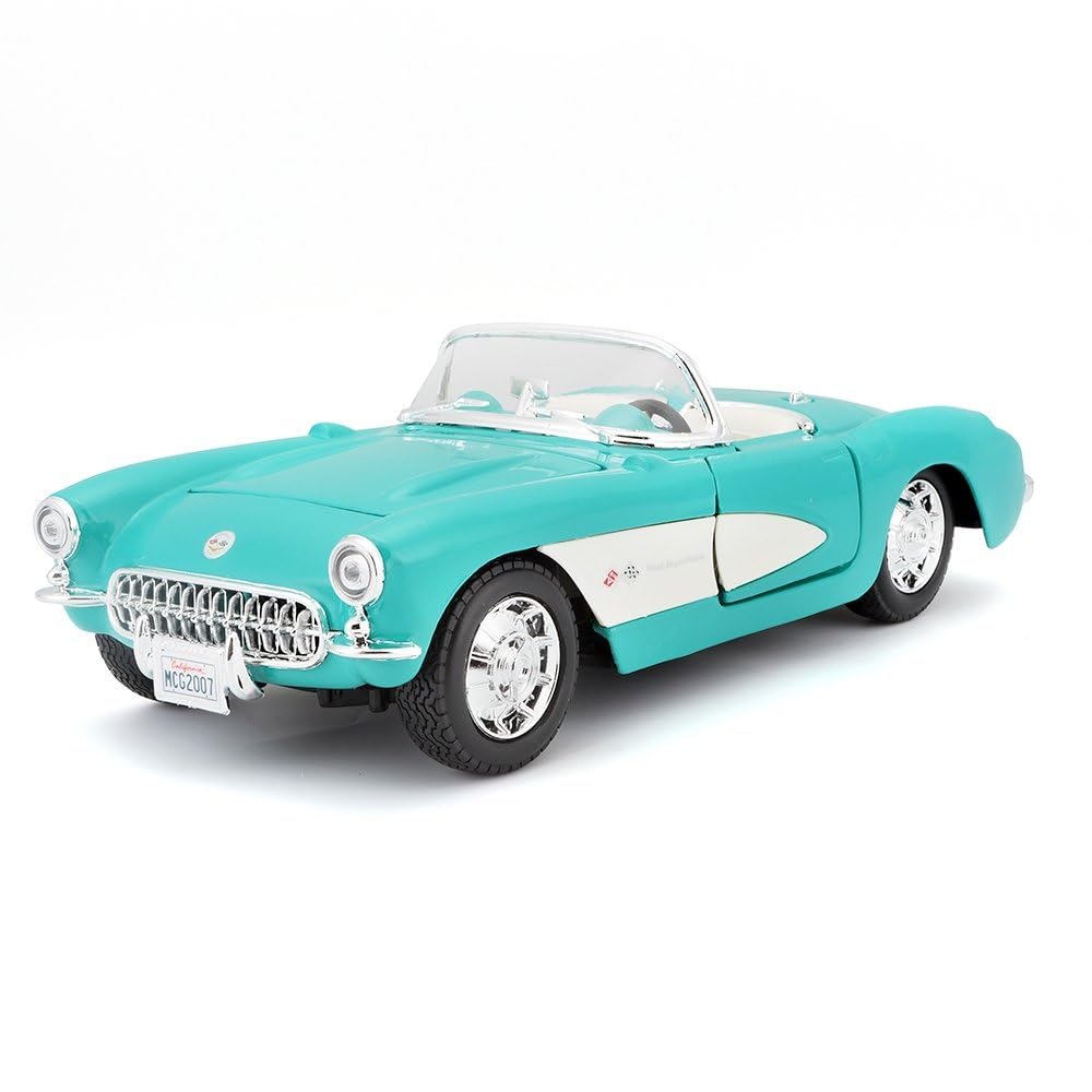 Maisto 1957 シボレー コルベット Amazon.com: Maisto 1:24 Scale 1957 Chevrolet Corvette Diecast