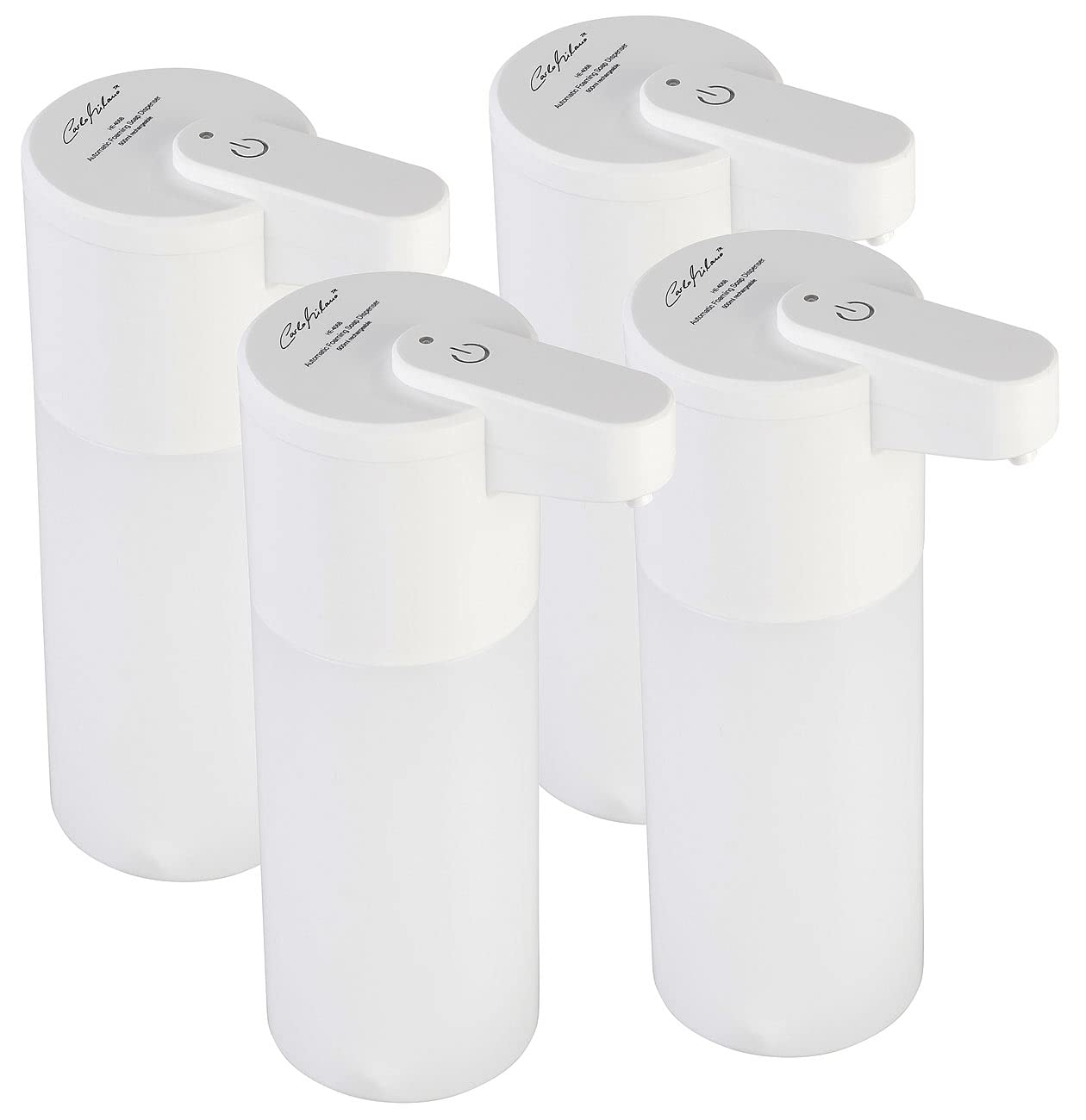 4 distributeurs de savon-mousse sans fil 500 ml avec capteur infrarouge [Carlo Milano]