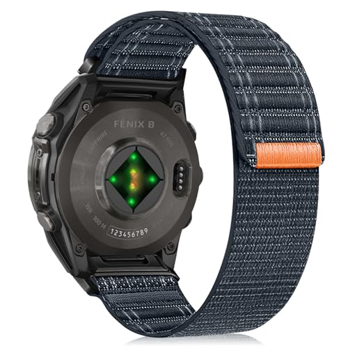 Correa Nylon 22mm Compatible Garmin Fenix 8 miniatura 1