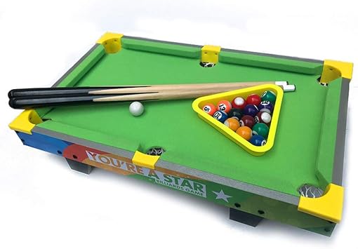 Pool Table Mini Pool Table Billiard Game Pool Table is perfect for all ages Table Game Leisure Color Green, Size 20.3 x 12.4 x 6.5 inches 51.5 x 31.5 x 15 cm