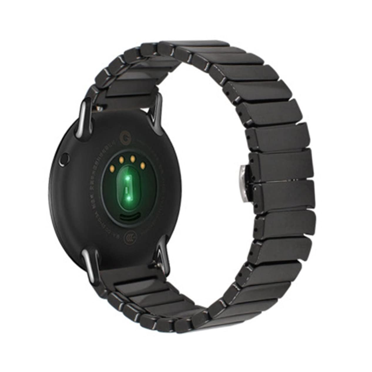 Gatuida Montre Accessoires Smartwatch Accessoires Rythme Bande 22Mm En Céramique Montre Rythme Sangle Noir Intelligent Vitesse Ceinture Rythme Accessoires