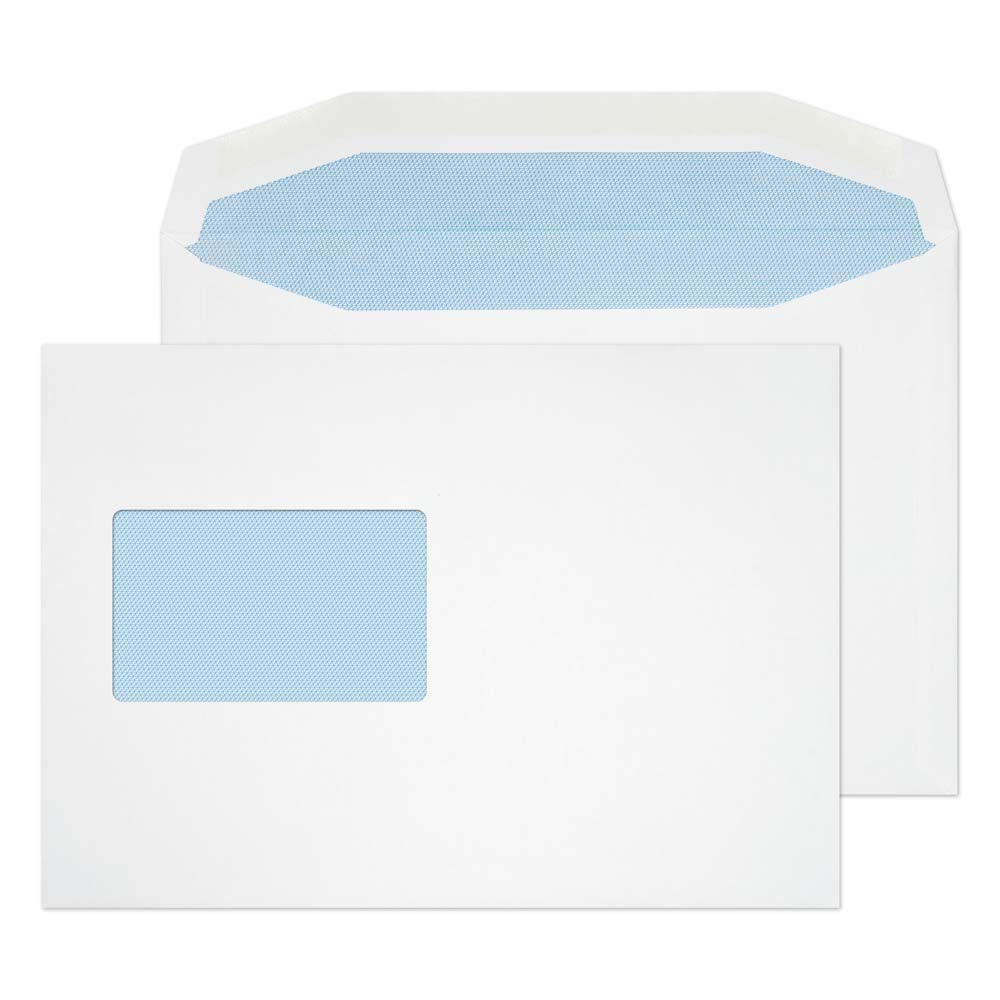 Blake Envelopes Purely Everyday 3855CBC Kuvertierhüllen Briefumschläge Naßklebung Mit CBC Fenster Weiß C5 162 x 229 mm 90g/m² | 500 Stück