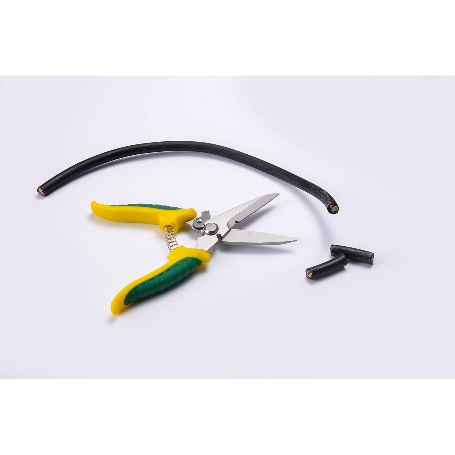 Mario Scissors for Electrician - Stainless Steel Scissor - 8 Inch / 200mm - Premium Industrial Metal - Cutting Scissor PVC Pipe Cutter Shears Electrician Woodworking Hand Tool - MES 9711 3